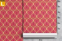 Vintage geometric pattern wallpaper decoration.