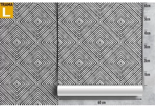 Carta da Parati decorazione geometrica vintage. 2