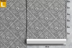 Vintage geometric wallpaper decoration.