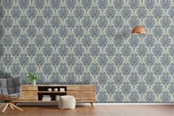 Classic English vintage wallpaper decoration.