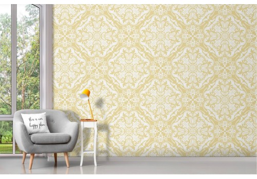 English vintage wallpaper decoration.