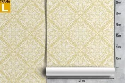 English vintage wallpaper decoration.