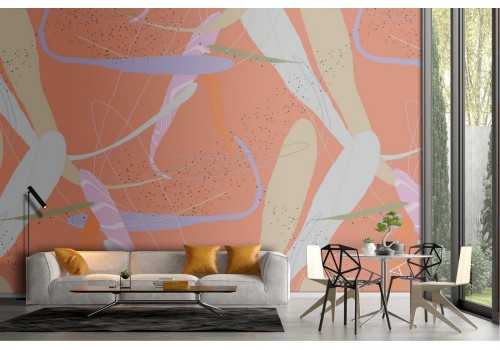Abstract modern wallpaper decoration.