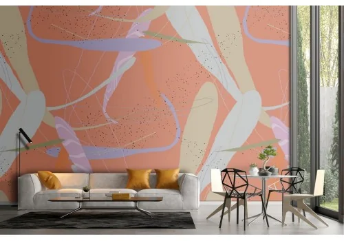 Abstract modern wallpaper decoration.