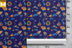 Carta da Parati Astratta Fiori Natura