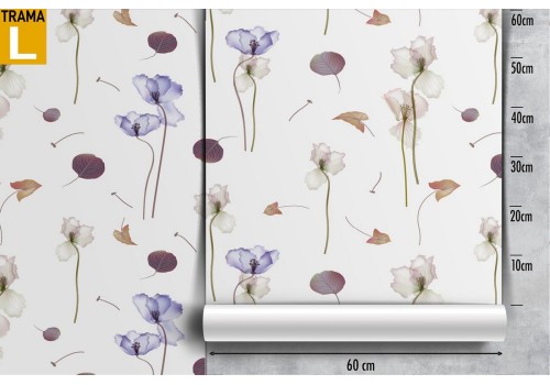 Carta da Parati decorazione natura fiori. 2