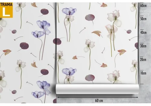 Carta da Parati decorazione natura fiori. 2