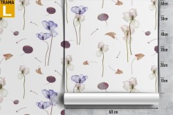 Carta da Parati decorazione natura fiori.