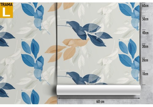 Wallpaper decoration nature stylized leaves. 2