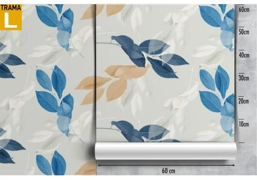 Wallpaper decoration nature stylized leaves. 2