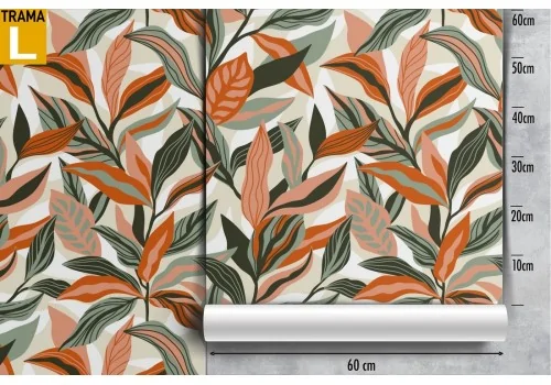 Wallpaper nature leaves decoration. 2