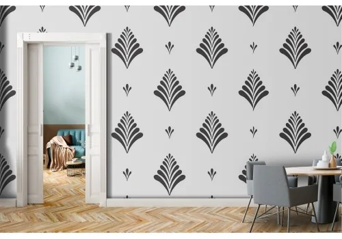 Vintage geometric wallpaper decoration.