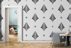Vintage geometric wallpaper decoration.