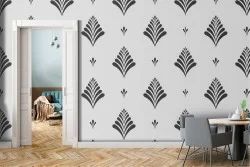 Vintage geometric wallpaper decoration.