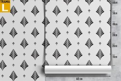 Vintage geometric wallpaper decoration.
