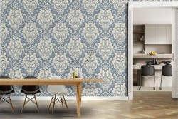 English vintage pattern wallpaper decoration.