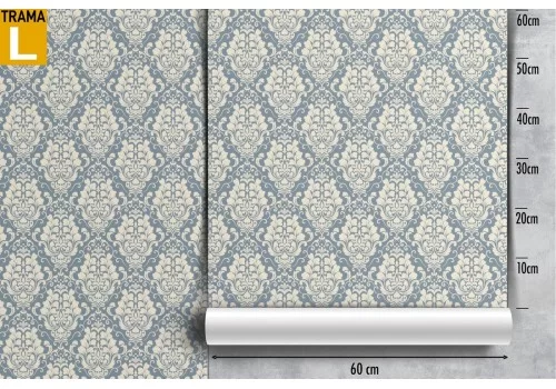 Carta da Parati decorazione vintage inglese pattern. 2