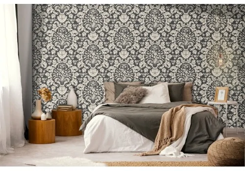 English vintage wallpaper decorations.