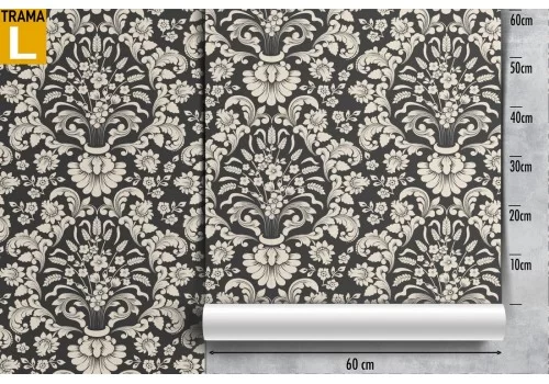 Carta da Parati decorazioni inglesi vintage. 2