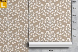 Damask vintage pattern wallpaper.