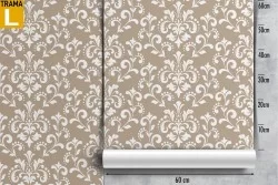 Damask vintage pattern wallpaper.