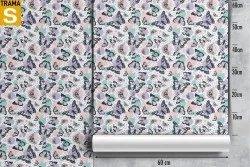 Carta da Parati Design e Stili Flora e Fauna animali Natura Moderna
