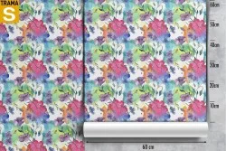 Wallpaper Design and Styles Abstract Flora and Fauna Modern Flowers Nature