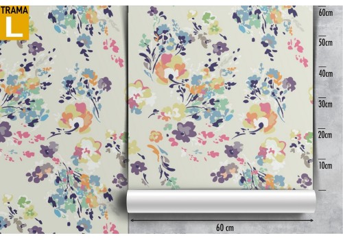 Abstract flowers vintage nature wallpaper. 2