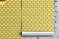 Stylized Nature Flowers Vintage Wallpaper