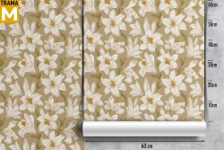 Carta da Parati Natura Fiori Vintage