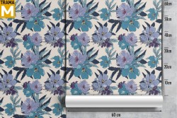 Carta da Parati Fiori Moderna Natura