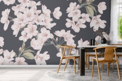 Cherry blossom nature pattern wallpaper.