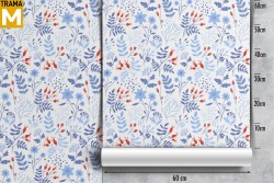 Carta da Parati Fiori Natura Stilizzata