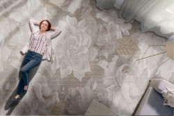 Carta da Parati natura vintage fiori antichi