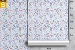 Wallpaper Design and Styles Flora and Fauna Stylized Nature Flowers
