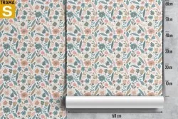 Wallpaper Design and Styles Flora and Fauna Flowers Leaves Nature