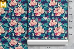 Modern Nature Flowers Wallpaper