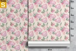 Carta da Parati Flora e Fauna Design e Stili Fiori Natura Vintage