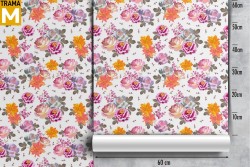 Carta da Parati Fiori Moderna Natura