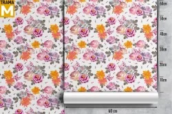 Modern Nature Flowers Wallpaper