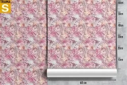 Carta da Parati Design e Stili Flora e Fauna Astratta Fiori Moderna Natura