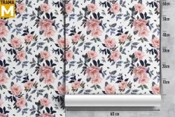 Modern Nature Flowers Wallpaper