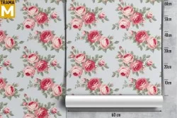 Vintage Nature Flowers Wallpaper