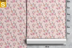 Carta da Parati Design e Stili Flora e Fauna Fiori Moderna Natura