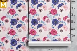Modern Nature Flowers Wallpaper