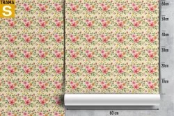 Carta da Parati Design e Stili Flora e Fauna Fiori Natura Vintage