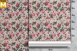 Carta da Parati Fiori Natura Vintage