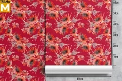 Modern Nature Flowers Wallpaper