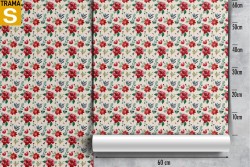 Wallpaper Design and Styles Flora and Fauna Flowers Nature Vintage