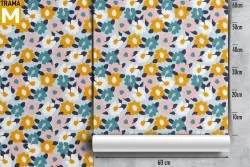 Modern Flowers Wallpaper Stylized Nature